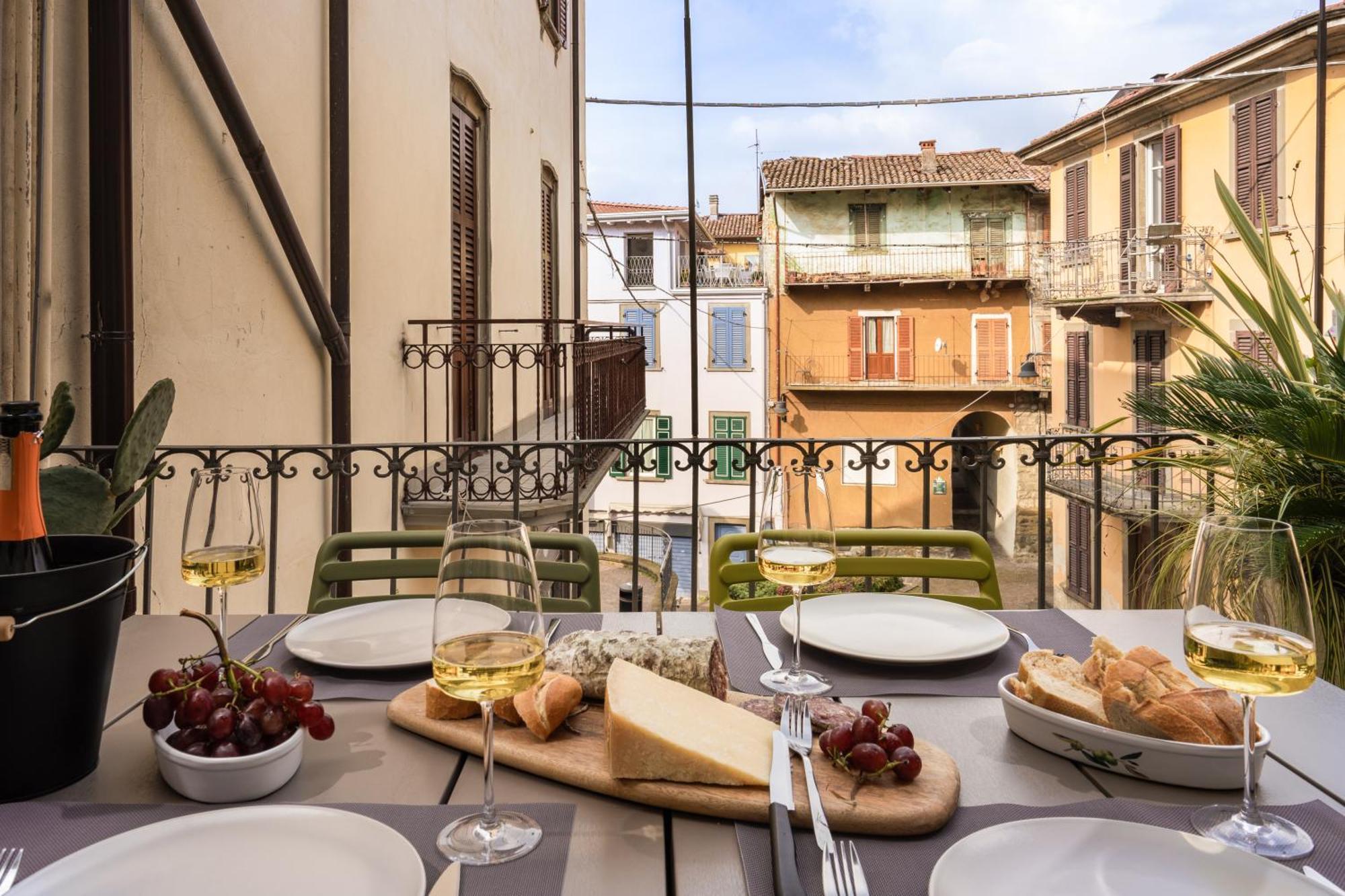 La Casa Sulla Terrazza Apartman Sarnico Kültér fotó